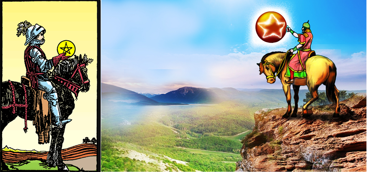 tarot.ideazunlimited.net.Knight of pentacles